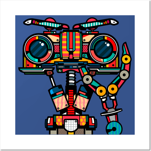 Johnny 5 Wall Art by VanOrtonDesign